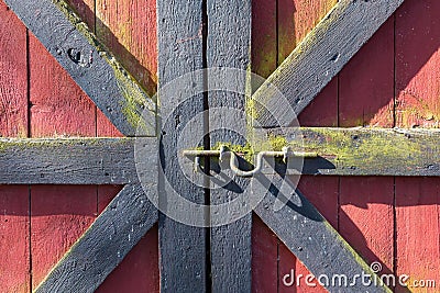 Locked doors Stock Photo