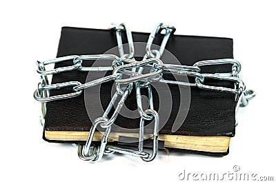 Locked notebook Stock Photo