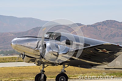 Lockheed 12A Electra Junior Editorial Stock Photo