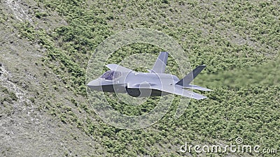 The Lockheed Martin F-35 Lightning II in flight aka F35 Stock Photo