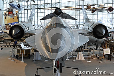 Lockheed SR-71 Blackbird Editorial Stock Photo