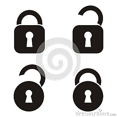 Locks icons Vector Illustration