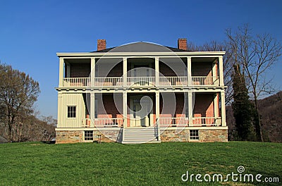 Lockwood House in Harpers Ferry, West Virginia Stock Photo