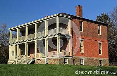 Lockwood House in Harpers Ferry, West Virginia Stock Photo