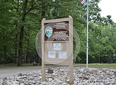 Natchez Trace Park Lodging Editorial Stock Photo