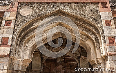 Gardens Lodi city park in Delhi with the tombs of the Pashtun dynasties Sayyid and Lodi, India Stock Photo