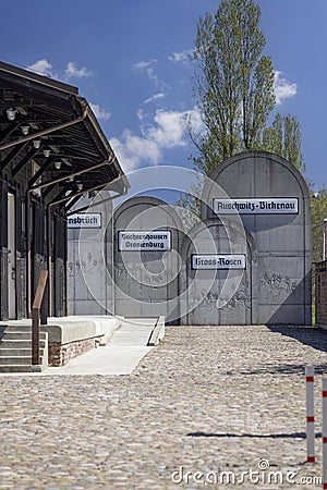 Radegast train station, Museum of Independence Traditions, Lodz, Poland Editorial Stock Photo