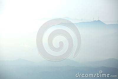 Loess Plateau autumn, Shanxi, China Stock Photo