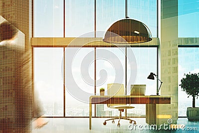 Loft CEO office, people Stock Photo