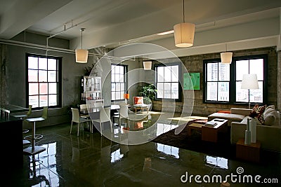 Loft Condo Stock Photo