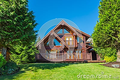 Log house Stock Photo