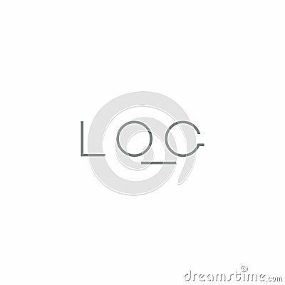 Log Logo Design. simple LOG writing Vector Illustration