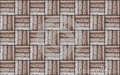 Log wall texture pattern intertwined background eco base background site postcards Stock Photo
