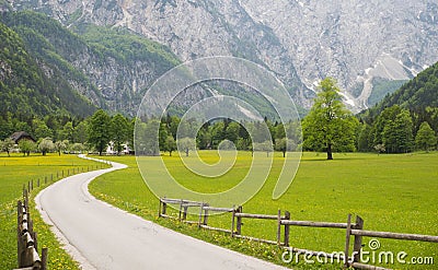 Logarska dolina/ Logar valley, Slovenia Stock Photo