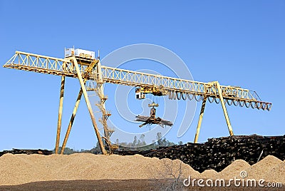 Logging Crane Stock Photo