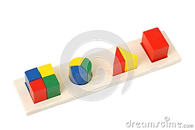 Logic toy Stock Photo
