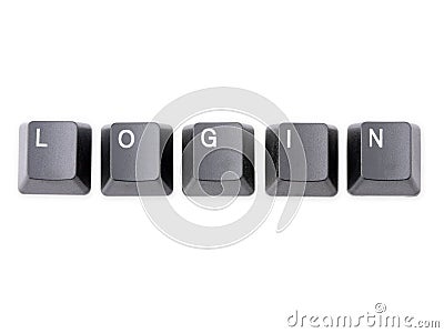 Login Stock Photo