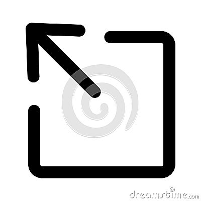 Login Line Style vector icon which can easily modify or edit Vector Illustration