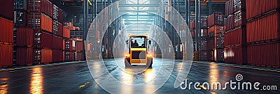 Logistical Efficiency In A Bustling Warehouse:Optimized Cargo Movement