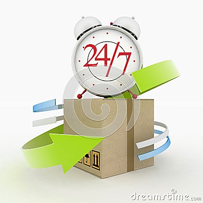 Logistics concept Stock Photo