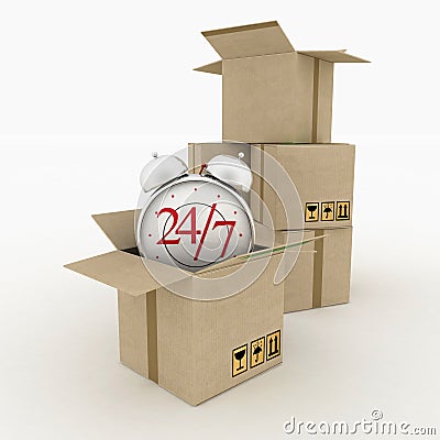 Logistics concept Stock Photo