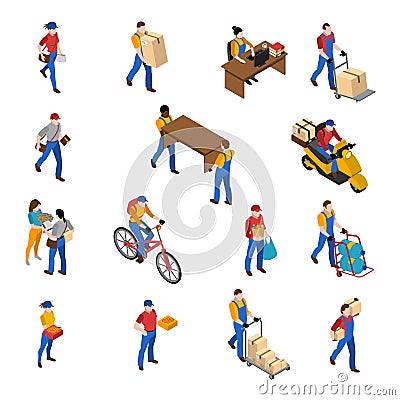 Logistics And Delivery Icons Set Vector Illustration