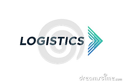 Logistics design element icon vector with creative modern concept Vector Illustration