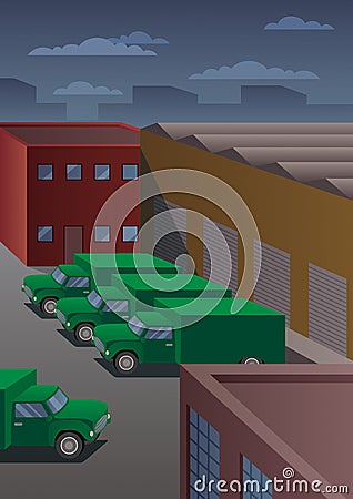 Logistics Vector Illustration