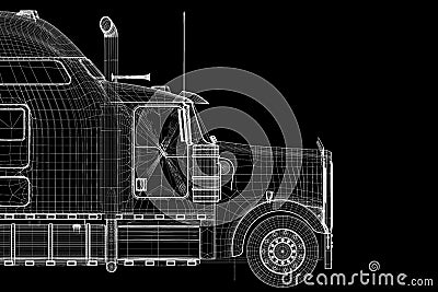 Logistics - Trucking Stock Photo