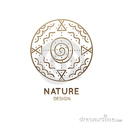 Logo abstract nature Vector Illustration