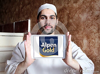 Alpen gold brand logo Editorial Stock Photo