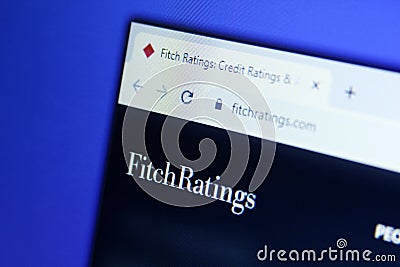 Fitch Ratings company Editorial Stock Photo