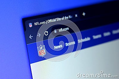 Nfl, National Football League logo Editorial Stock Photo