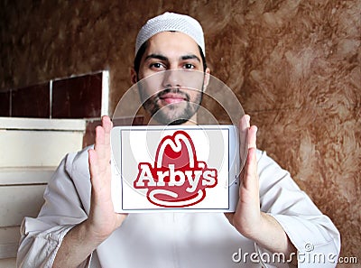 Arbys fast food logo Editorial Stock Photo