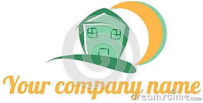 Logo for architects or real estate agents Stock Photo