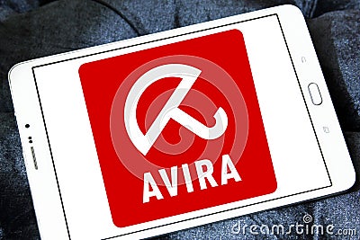 Avira Operations company logo Editorial Stock Photo