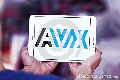 AVX Corporation logo Editorial Stock Photo