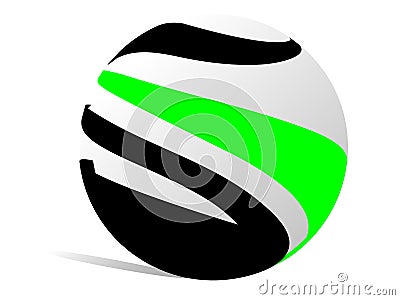 Logo ball Stock Photo