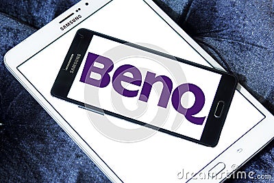 BenQ Corporation logo Editorial Stock Photo