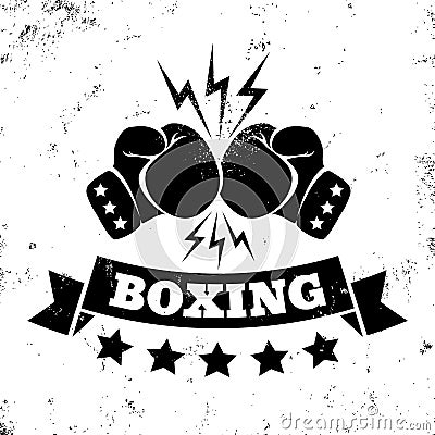 Logo for a boxing Vector Illustration