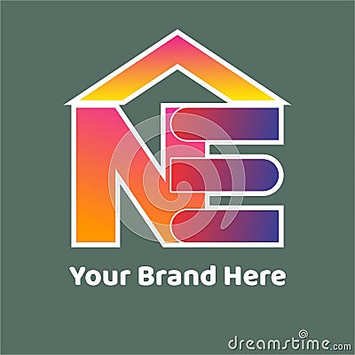 Logo for brand or company Stock Photo