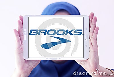 Brooks Sports logo Editorial Stock Photo
