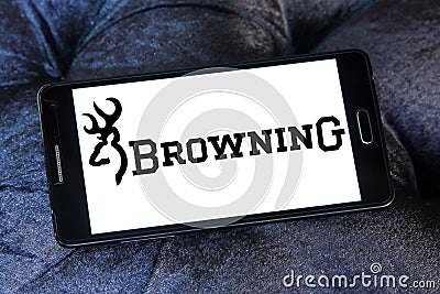 Browning Arms Company logo Editorial Stock Photo