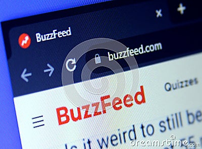 BuzzFeed logo Editorial Stock Photo
