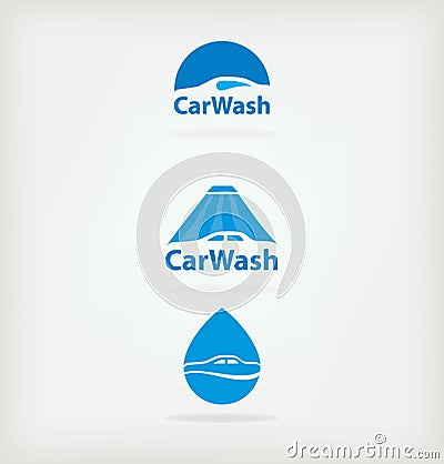 Logo car wash Vector Illustration