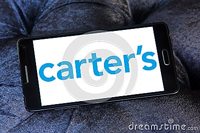 Carter`s clothing brand logo Editorial Stock Photo