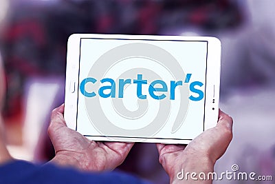 Carter`s clothing brand logo Editorial Stock Photo