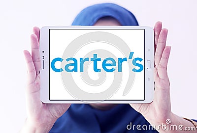 Carter`s clothing brand logo Editorial Stock Photo