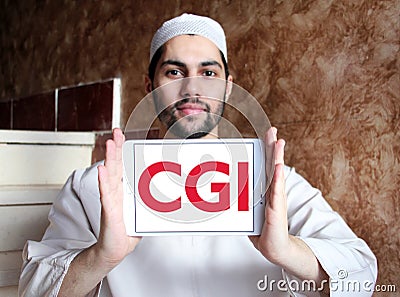 CGI Group logo Editorial Stock Photo