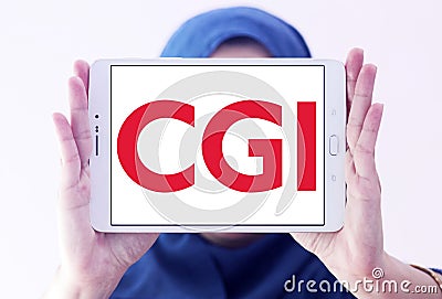 CGI Group logo Editorial Stock Photo